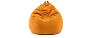 Lumaland Sitzsack 120l senfgelb Comfort Feincord, Waschbar,