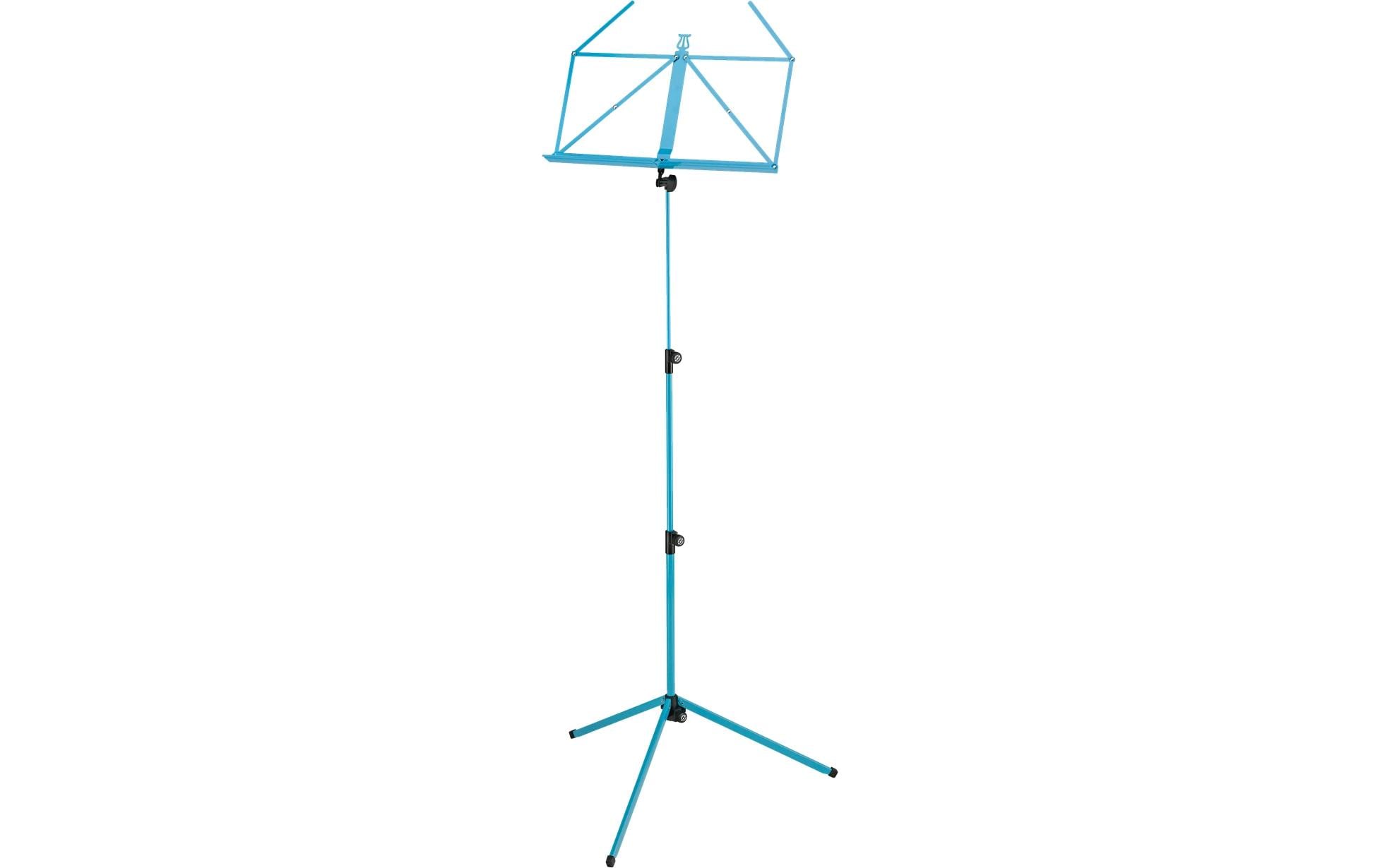K&M 100/1 Notenpult Meerblau Meerblau, faltbar