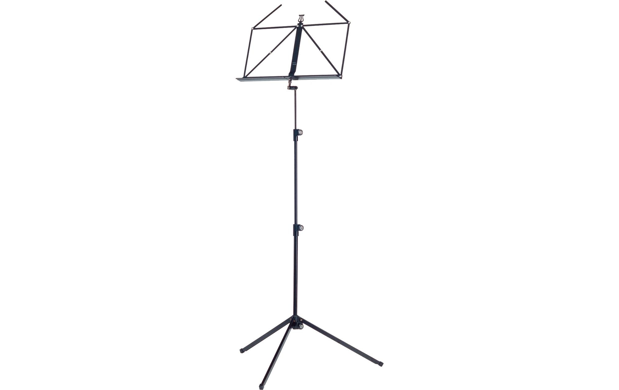 K&M 100/1 Notenpult Schwarz schwarz, faltbar