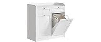 2109716 - Mediatech Vasagle Kommode Landhausstil, Weiss 78.9x40x80.2 cm, MDF, Spanplatte kaufen Schweiz | Mediatech.ch