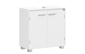 Vasagle Waschbeckenschrank, Weiss 60x30x60 cm , MDF, Spanplatte