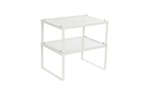 Songmics Regal, 2er Set, Weiss Stahl, 31.9x23/21.7x15.3/13.6 cm kaufen Schweiz | Mediatech.ch