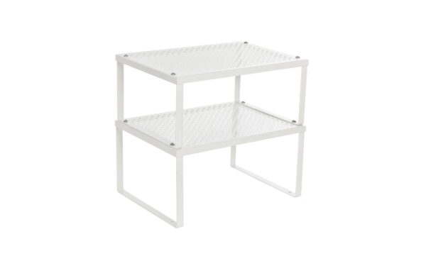 2109744 - Mediatech Songmics Regal, 2er Set, Weiss Stahl, 31.9x23/21.7x15.3/13.6 cm kaufen Schweiz | Mediatech.ch