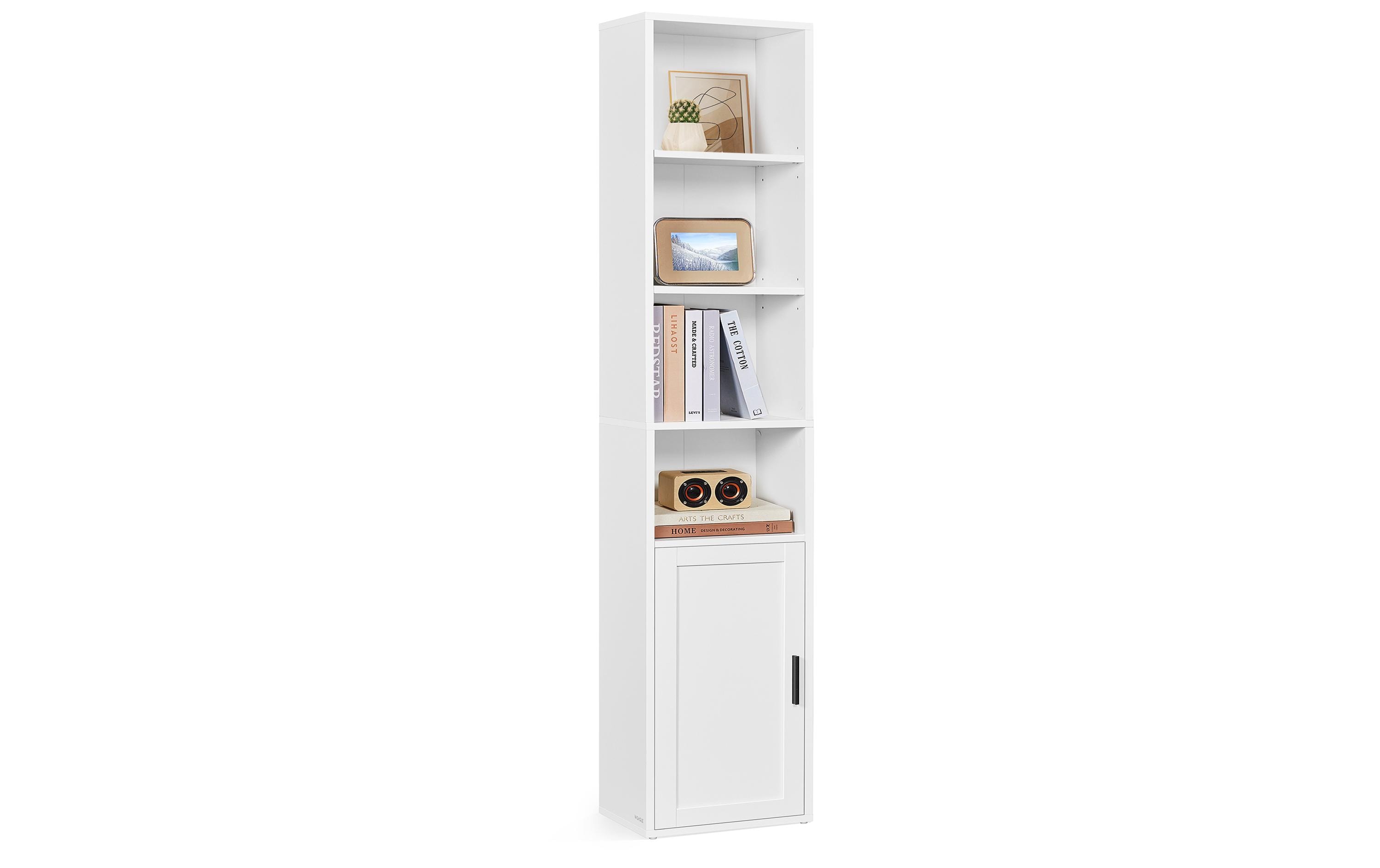 Vasagle Regal Weiss 31.8x24x175 cm, MDF, Spanplatte