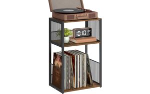 Vasagle Beistelltisch Industrial 43.6x30x68 cm, Stahl, Spanplatte kaufen Schweiz | Mediatech.ch