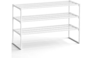 Songmics Schuhregal aus Metall, Weiss 92x30x54 cm, Stahl, Kunststoff kaufen Schweiz | Mediatech.ch