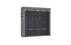 Songmics Schrank Grau, 2 hochrollbare Türen 170x45x167 cm, Stahl, Kunsstoff kaufen Schweiz | Mediatech.ch