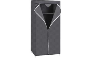 Songmics Schrank Grau mit Reissverschluss 75x45x160 cm, Stahl, Kunststoff kaufen Schweiz | Mediatech.ch