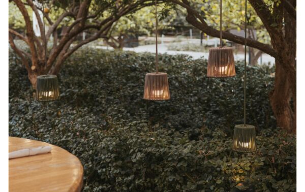 New Garden Mini-Conta Pendelleuchte wiederaufladbar, creme