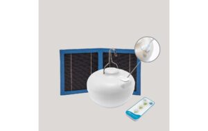 New Garden Cherry Solarglühbirne tragbar, solarbetrieben