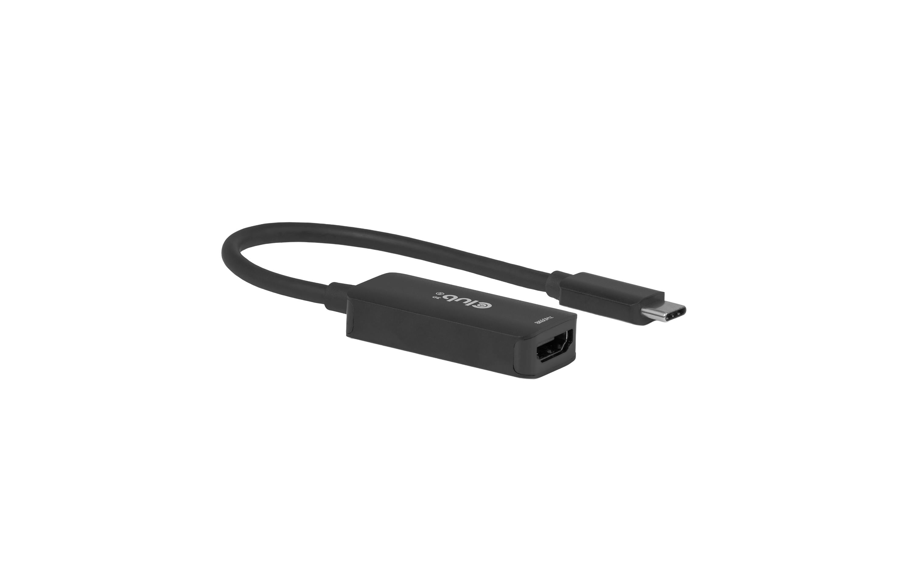 Club 3D, Adapter USB-C auf HDMI 2.1 Eingang: USB-C, Ausgang: HDMI 2.1