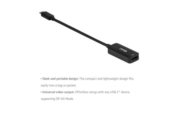 Club 3D, Adapter USB-C auf HDMI 2.1 Eingang: USB-C, Ausgang: HDMI 2.1