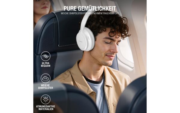4smarts SkyBuds Wave  BT Over Ear KH Weiss