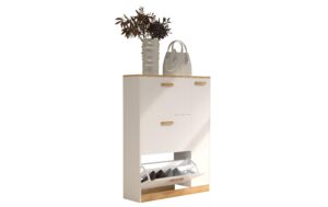 VCM Schuhschrank Halom L Weiss/Honig-Eiche kaufen Schweiz | Mediatech.ch