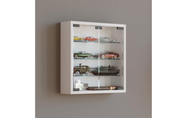 VCM Wandvitrine Mandosa S Weiss