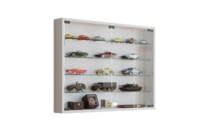 VCM Wandvitrine Mandosa L Weiss