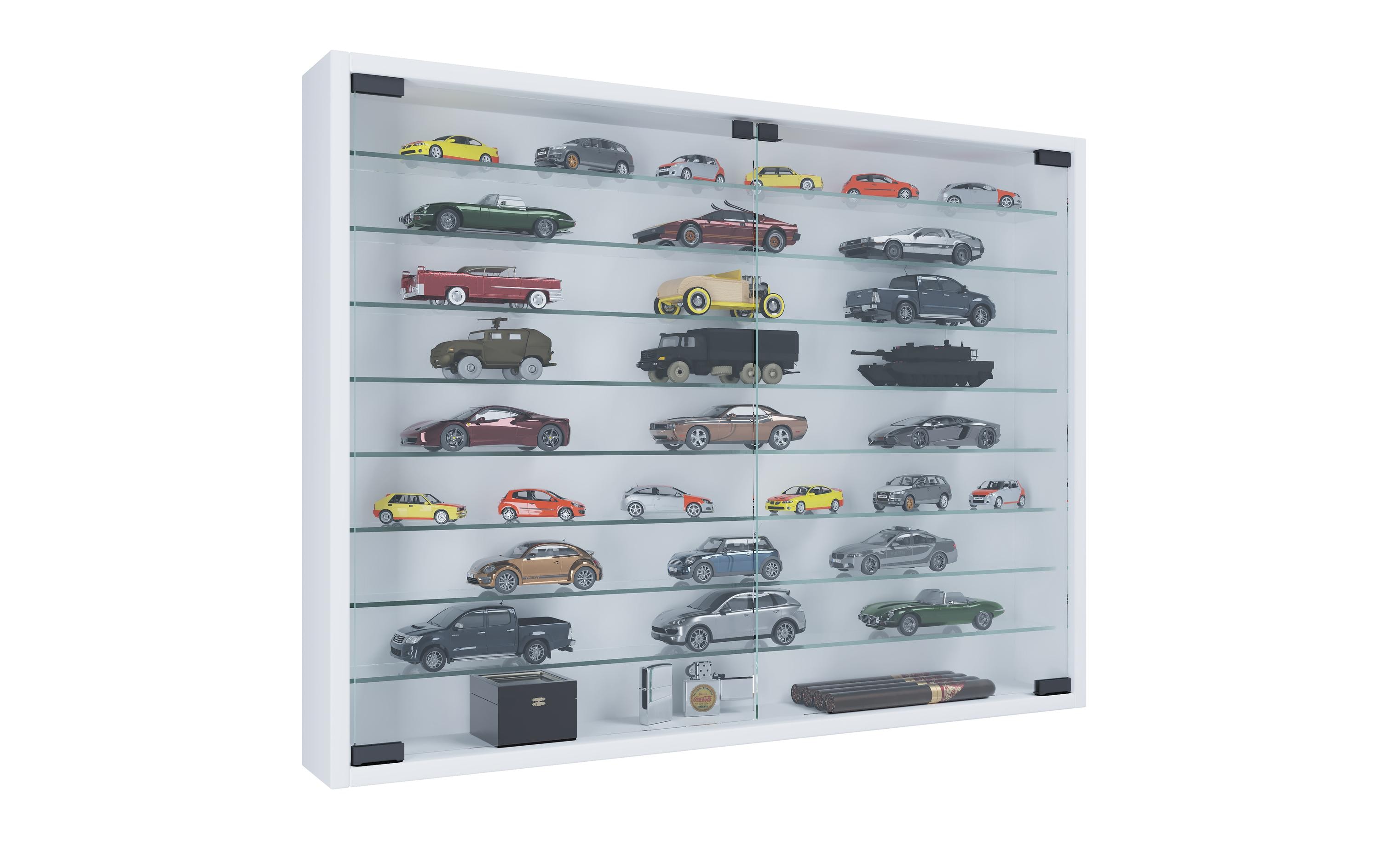 VCM Wandvitrine Mandosa XXL Weiss kaufen Schweiz | Mediatech.ch