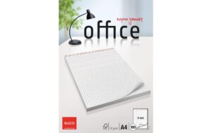 Elco Office Notizblock, kariert, 4mm 70g/m2, 1 Block à 100 Blatt