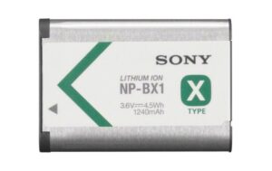 Sony Lithium-Ionen-Akku NP-BX1, 1240mAh / 3,6 Volt, für DSC-RX1/RX100/HX50