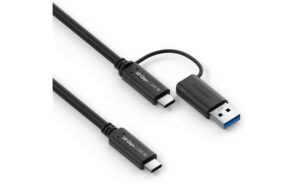 Purelink USB-Kabel C-C, 0.5m, USB-A Aufsatz iSerie, 3.2 Gen2.1, 5A, 10G, schwarz
