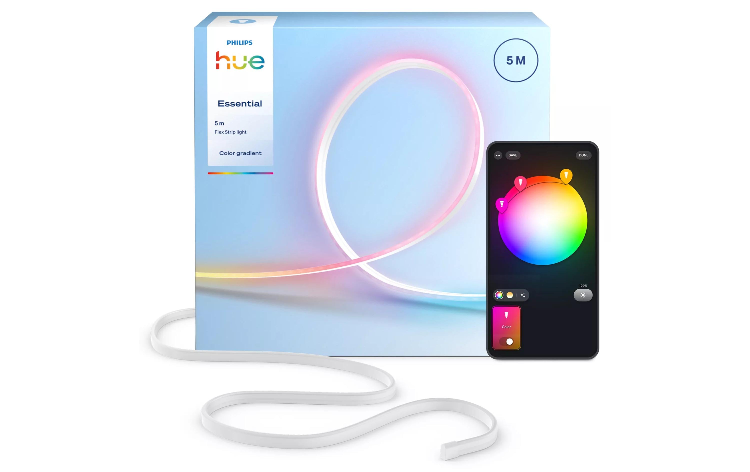 Philips Hue Lightstrip Essential Flex Gradient, 5m RGBIC kaufen Schweiz | Mediatech.ch