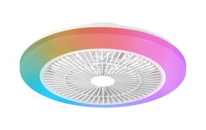 Philips Amigo flache Deckenleuchte Flat Fan ceiling, 20W+40W RGB ON