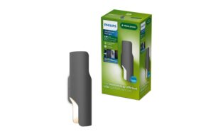 Philips Fira Outdoor Wandleuchte IP44 Ultra-Efficient, 2x4.3W, anthrazit