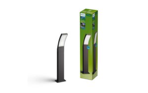 Philips Splay Outdoor Sockelleuchte IP44 Ultra-Efficient, 4.3W, 2700K, anthrazit