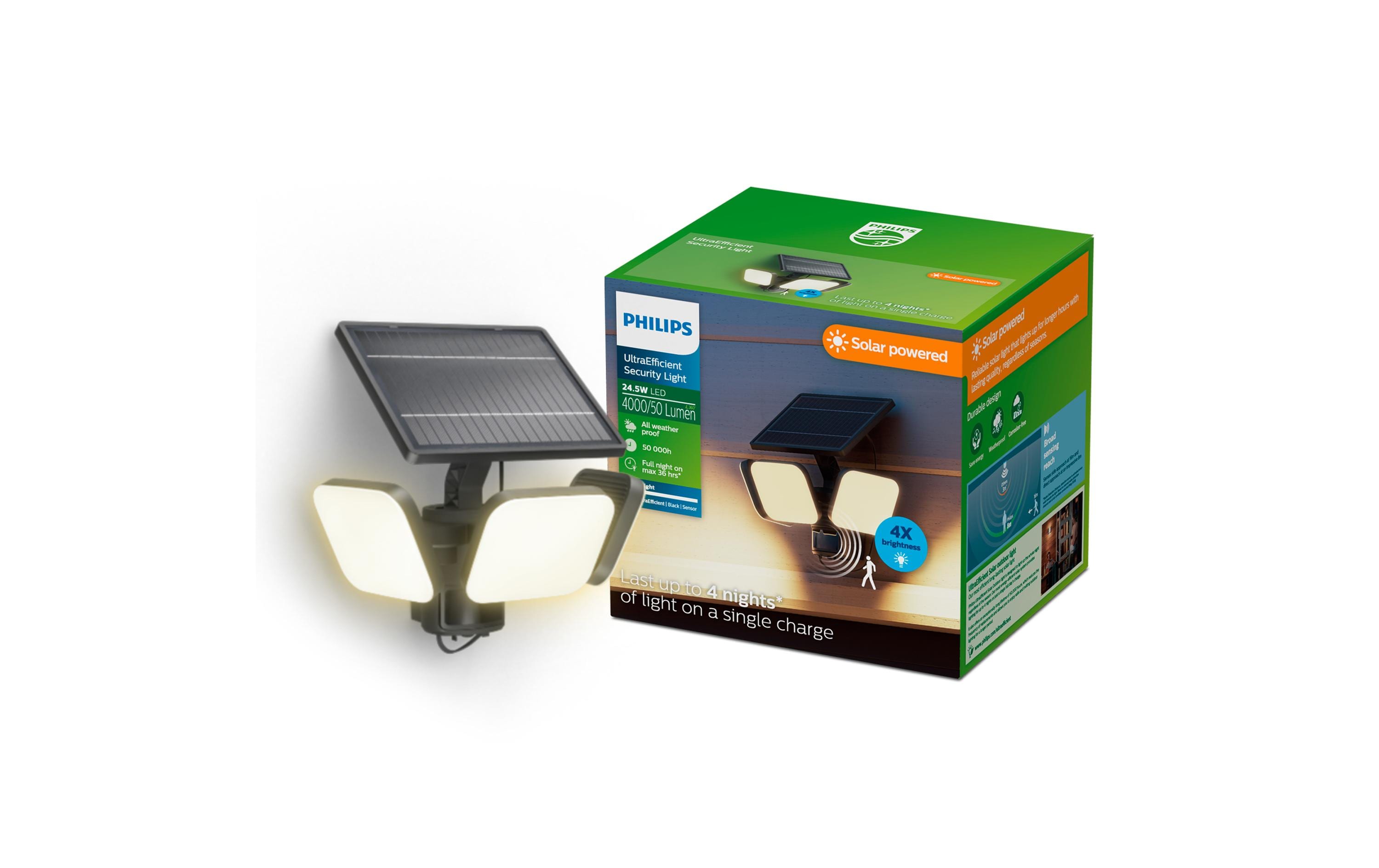 Philips Zyren Solar Sicherheitslicht Outdoor, Tageslicht-Bewegungssensor, 3K, sz kaufen Schweiz | Mediatech.ch