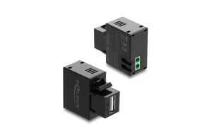 Delock Keystone Modul USB-A Ladebuchse 5W In 100 - 240 V, Out 1,0 A / 5,0 W, schwarz kaufen Schweiz | Mediatech.ch