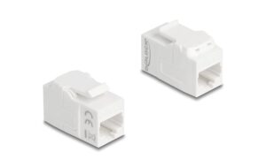 Delock Keystone Modul RJ45 Cat.6A Bu zu Bu Cat.6A, UTP, Kunstoff, weiss kaufen Schweiz | Mediatech.ch