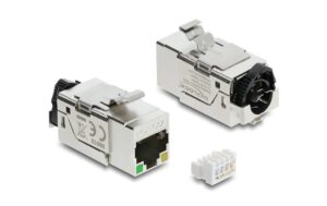 Delock Keystone Modul RJ45 Cat.6A Bu zu LSA Cat.6A, AWG23, STP, LSA, Zink, PoE LED kaufen Schweiz | Mediatech.ch