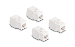Delock Keystone Modul RJ45 Cat.6A LSA 4 St Cat.6A, AWG23, UTP, LSA, Zink, 4 Stück kaufen Schweiz | Mediatech.ch
