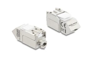 Delock Keystone Modul RJ45 Cat.6A Bu zu LSA Cat.6A, AWG22, STP, LSA, Zink, 45° gewinklt kaufen Schweiz | Mediatech.ch