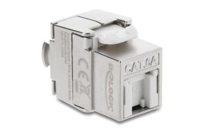 Delock Keystone Modul RJ45 Cat.6A Bu zu LSA Cat.6A, AWG22, STP, LSA, Metall,Staubschutz