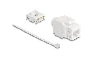 Delock Keystone Modul RJ45 Cat.6A Bu zu LSA Cat.6A, AWG22, UTP, LSA, Kunststoff, weiss kaufen Schweiz | Mediatech.ch