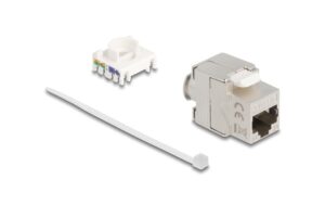 Delock Keystone Modul RJ45 Cat.6A Bu zu LSA Cat.6A, AWG22, STP, LSA, Zink kaufen Schweiz | Mediatech.ch