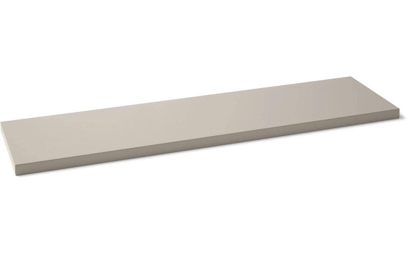 ReCollector Floating Edge Shelf Silver Cloud grey