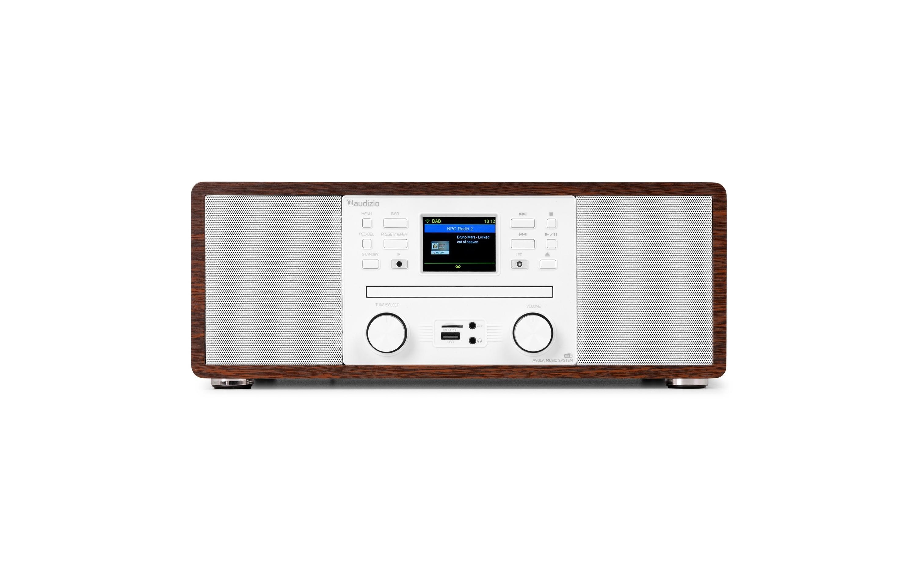 Audizio Avola-WHT DAB+/FM Radio mit BT u. CD, WLAN, weiss kaufen Schweiz | Mediatech.ch