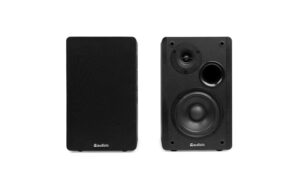 Audizio KS01-BK Regal-Lautsprecher Set, 80W, BT, schwarz