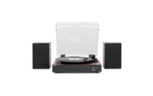Audizio RP325W Plattenspieler mit Lautsprecher, holzfarben kaufen Schweiz | Mediatech.ch
