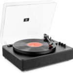 Fenton RP162B Plattenspieler, HQ, BT, USB, schwarz
