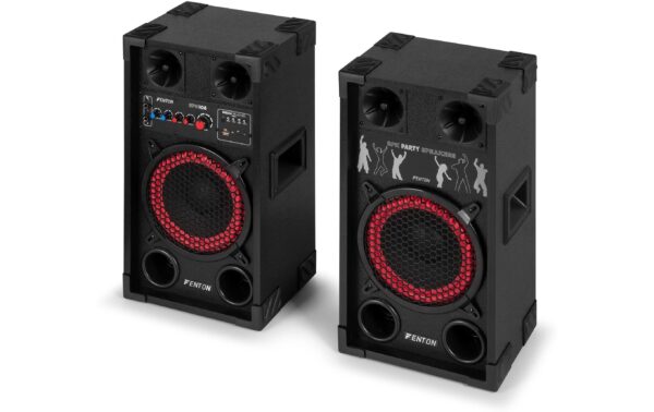 Fenton SPK-108 Aktiv-Lautsprecher Set, 8, BT, MP3-Player