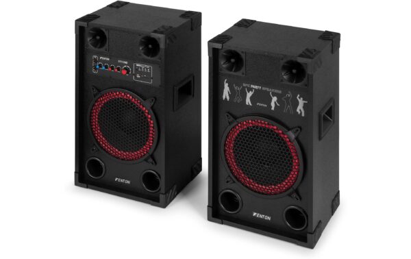 2132136_3 - Mediatech Fenton SPK-110 Aktiv-Lautsprecher Set, 10, BT, MP3-Player