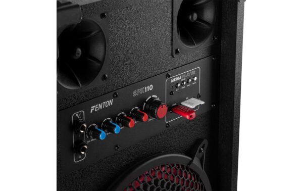 2132136_5 - Mediatech Fenton SPK-110 Aktiv-Lautsprecher Set, 10, BT, MP3-Player