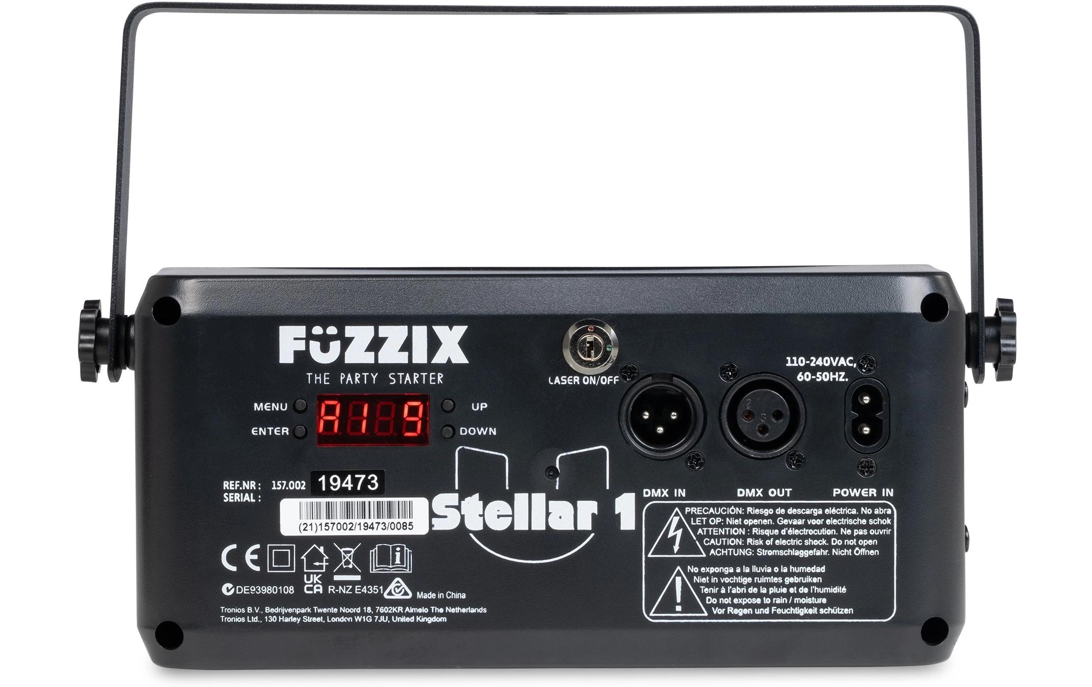 2132139_1 - Mediatech Fuzzix Stellar 1 LED Multi Lichteffekt, 5in1, DMX, IR