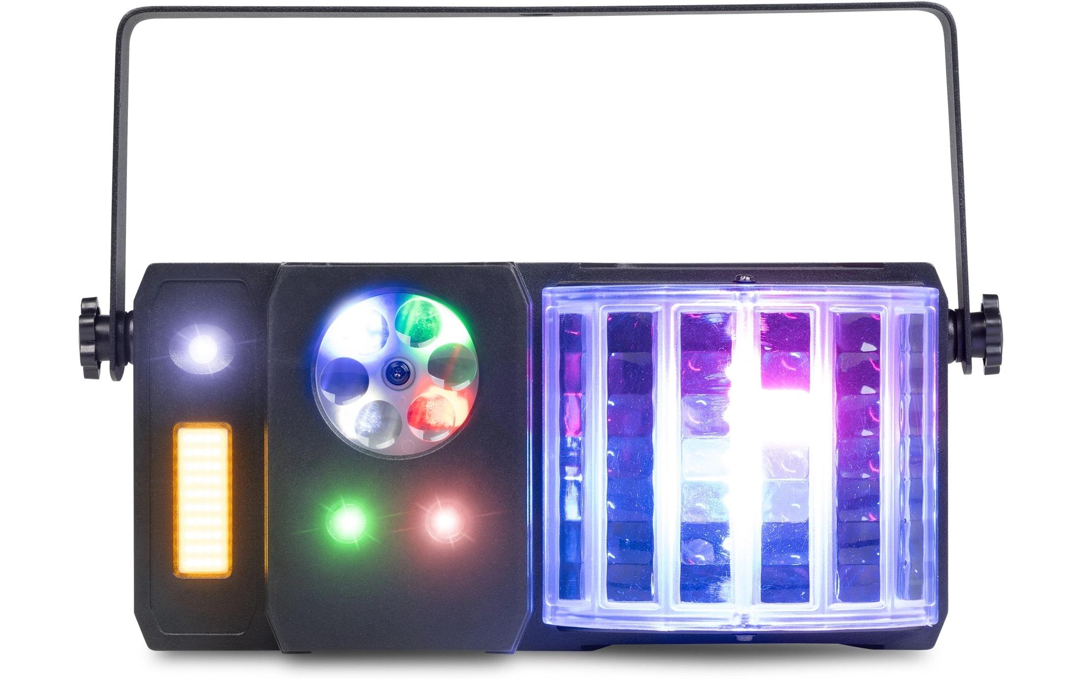 2132139_2 - Mediatech Fuzzix Stellar 1 LED Multi Lichteffekt, 5in1, DMX, IR