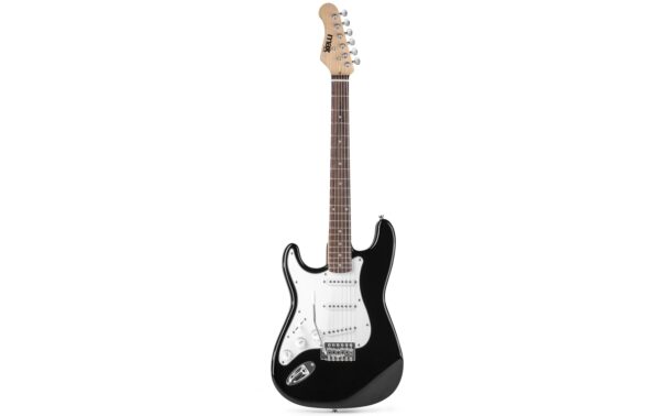 MAX GigKit Blk LftH E-Gitarrenset, Linkshänder, schwarz