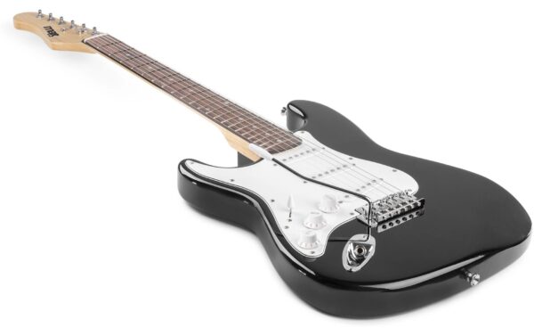 MAX GigKit Blk LftH E-Gitarrenset, Linkshänder, schwarz
