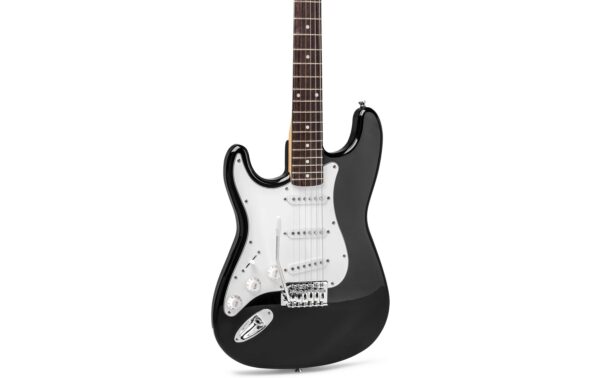 MAX GigKit Blk LftH E-Gitarrenset, Linkshänder, schwarz